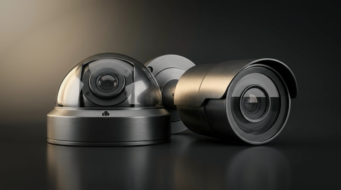 Professional CCTV dome and bullet surveillance cameras